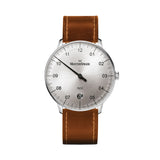 Neo Automatic 36mm - Silver on Cordovan Leather Strap