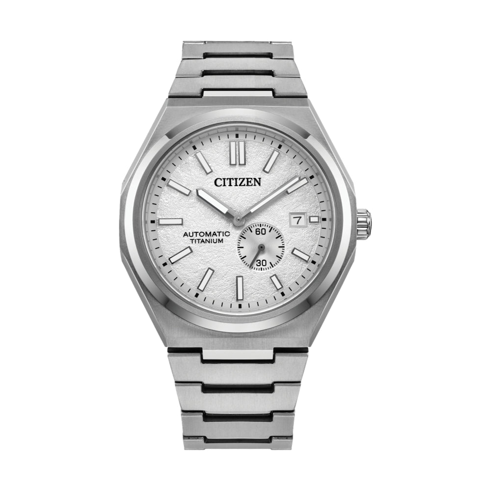 Zenshin Mechanical Super Titanium 40.5mm - Silver on Bracelet