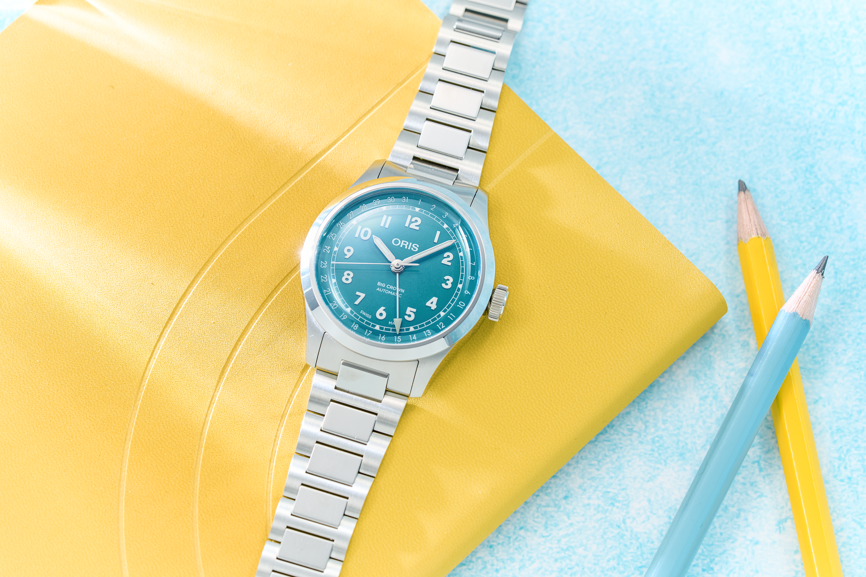 Big Crown Pointer Date 40mm - Blue on Bracelet