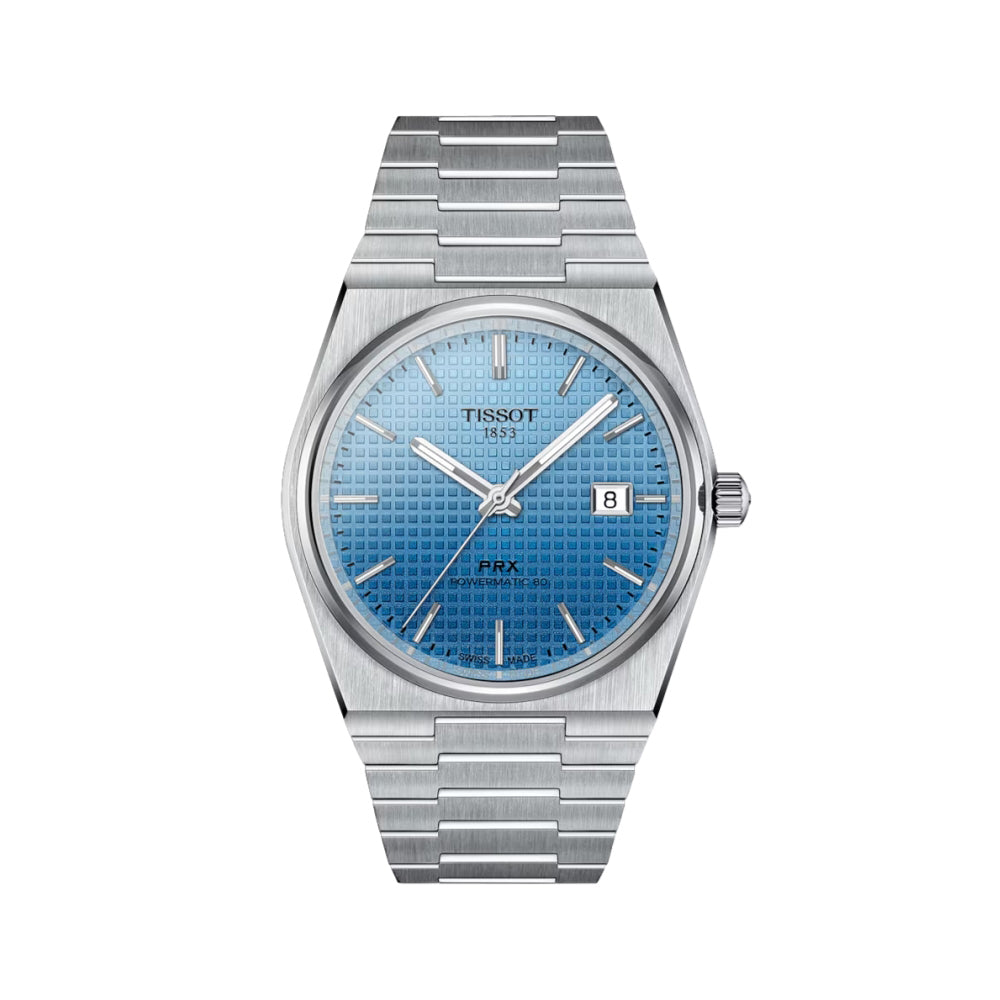 PRX Automatic Powermatic 80 40mm - Blue Gradient on Bracelet