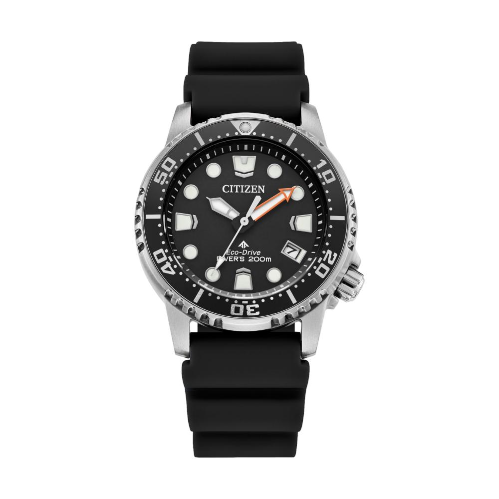 Promaster Dive 37mm - Black on Rubber Strap