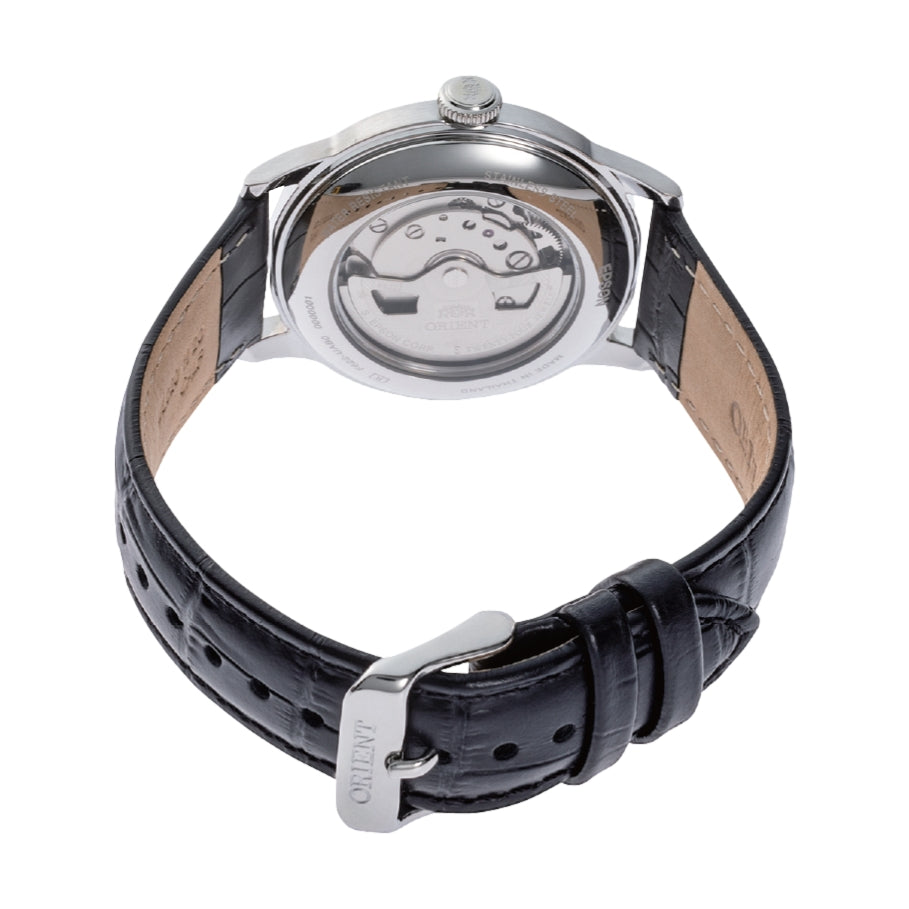 Bambino Version 7 Small Seconds 38mm - White on Leather Strap