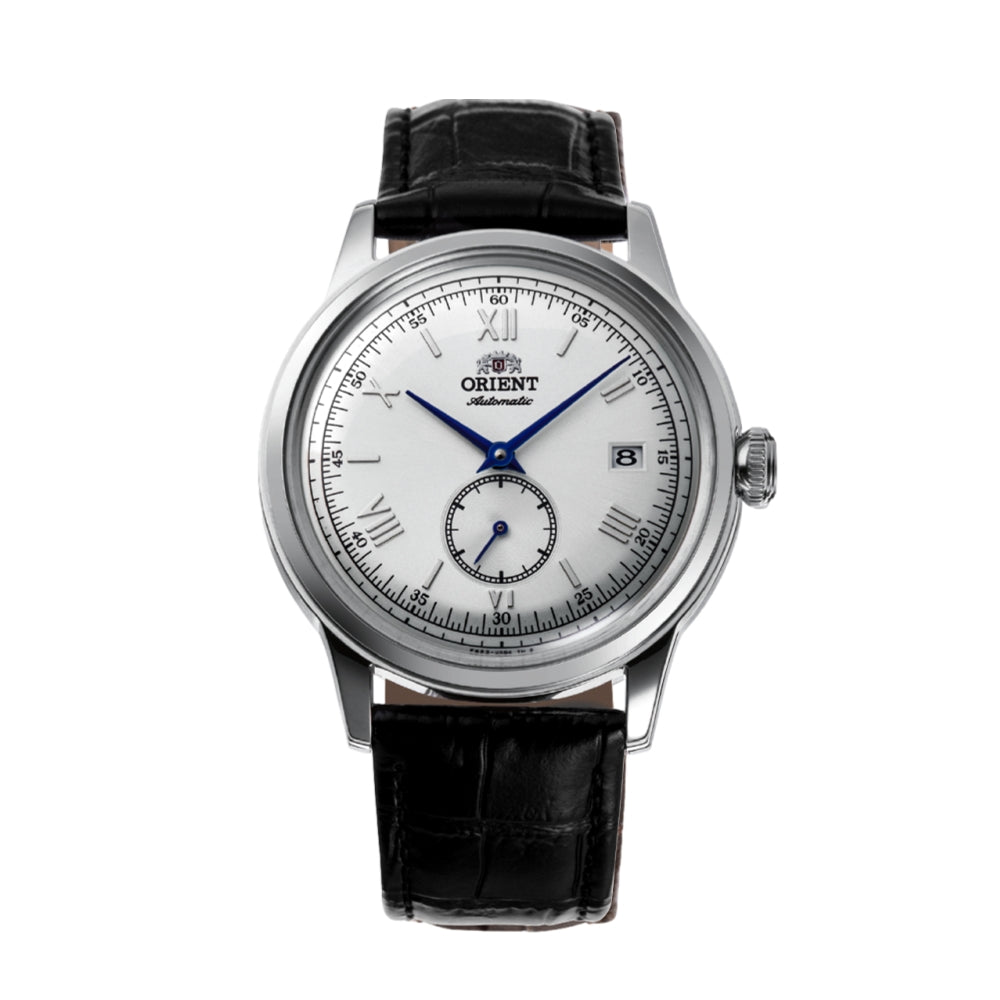 Bambino Version 7 Small Seconds 38mm - White on Leather Strap