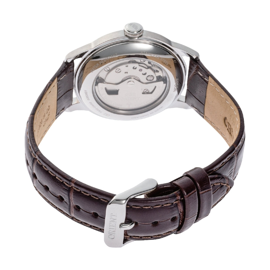 Bambino Version 7 Small Seconds 38mm - Champagne on Leather Strap