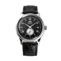 Bambino Version 2 Small Seconds 38mm - Black on Leather Strap