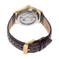 Bambino Version 7 Small Seconds Gold-Tone 38mm - White on Leather Strap