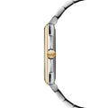 Toccata Square Yellow Gold Two-Tone 37mm - White on Bracelet