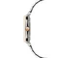 Toccata Square Rose Gold Two-Tone 28mm - White, Mother-of-Pearl w/ Diamonds on Bracelet