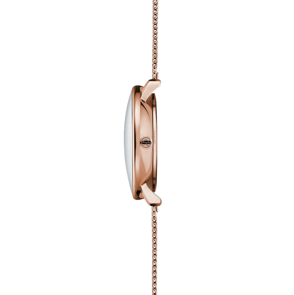 Naos XS Quartz Rose Gold PVD 33mm - White on Bracelet