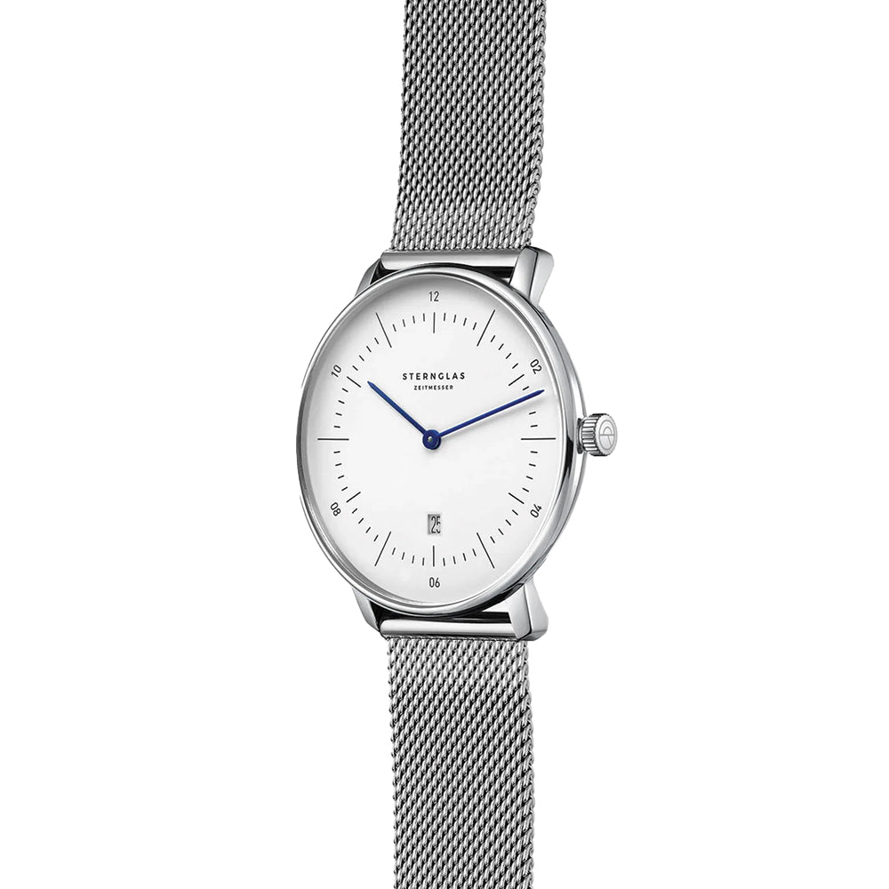Naos XS Quartz Update 33mm - White on Bracelet