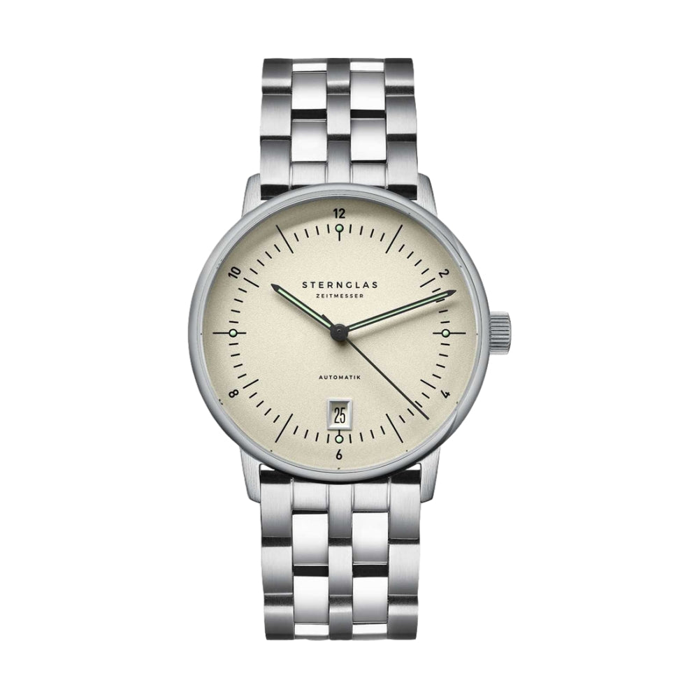 Naos Pro Automatic 38mm - Ivory on Bracelet