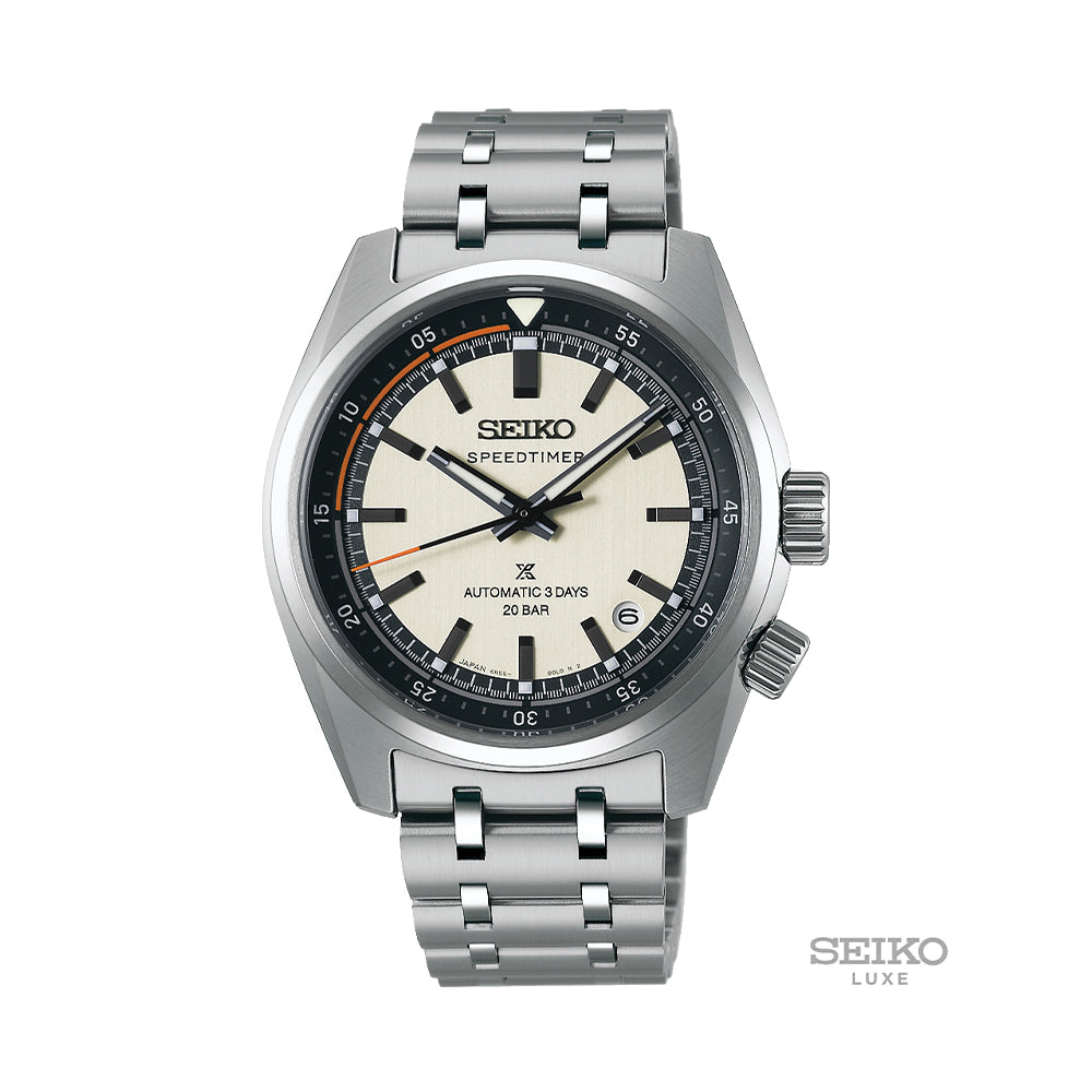 SPB513 Prospex Speedtimer 39.5mm - White on Bracelet
