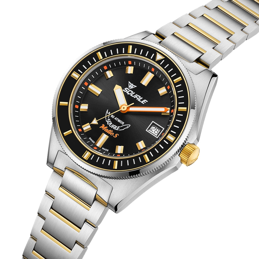 Matic S 39.5mm - Two-Tone Black on Bracelet