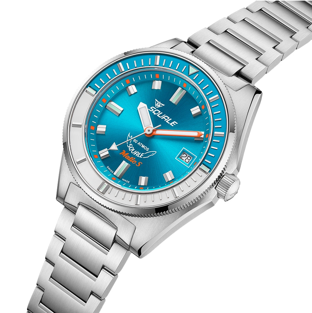 Matic S 39.5mm - Light Blue on Bracelet