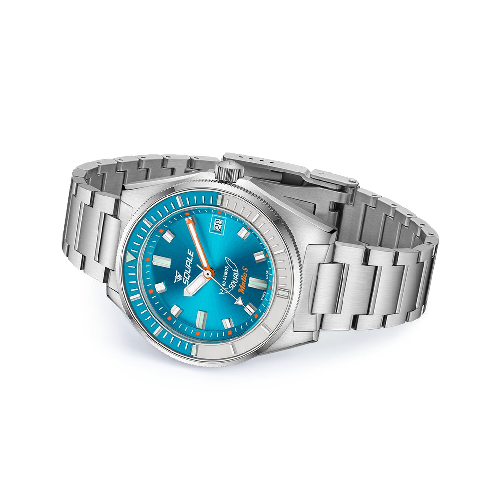 Matic S 39.5mm - Light Blue on Bracelet
