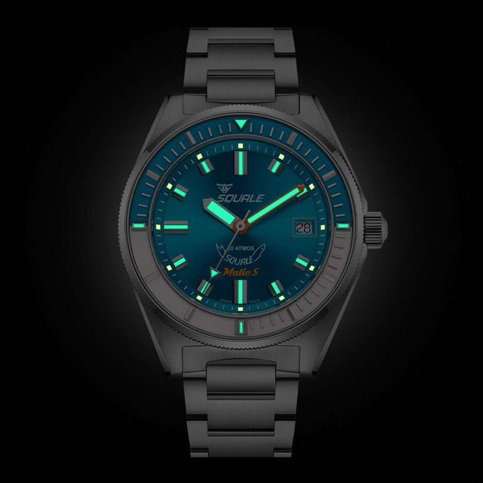 Matic S 39.5mm - Light Blue on Bracelet