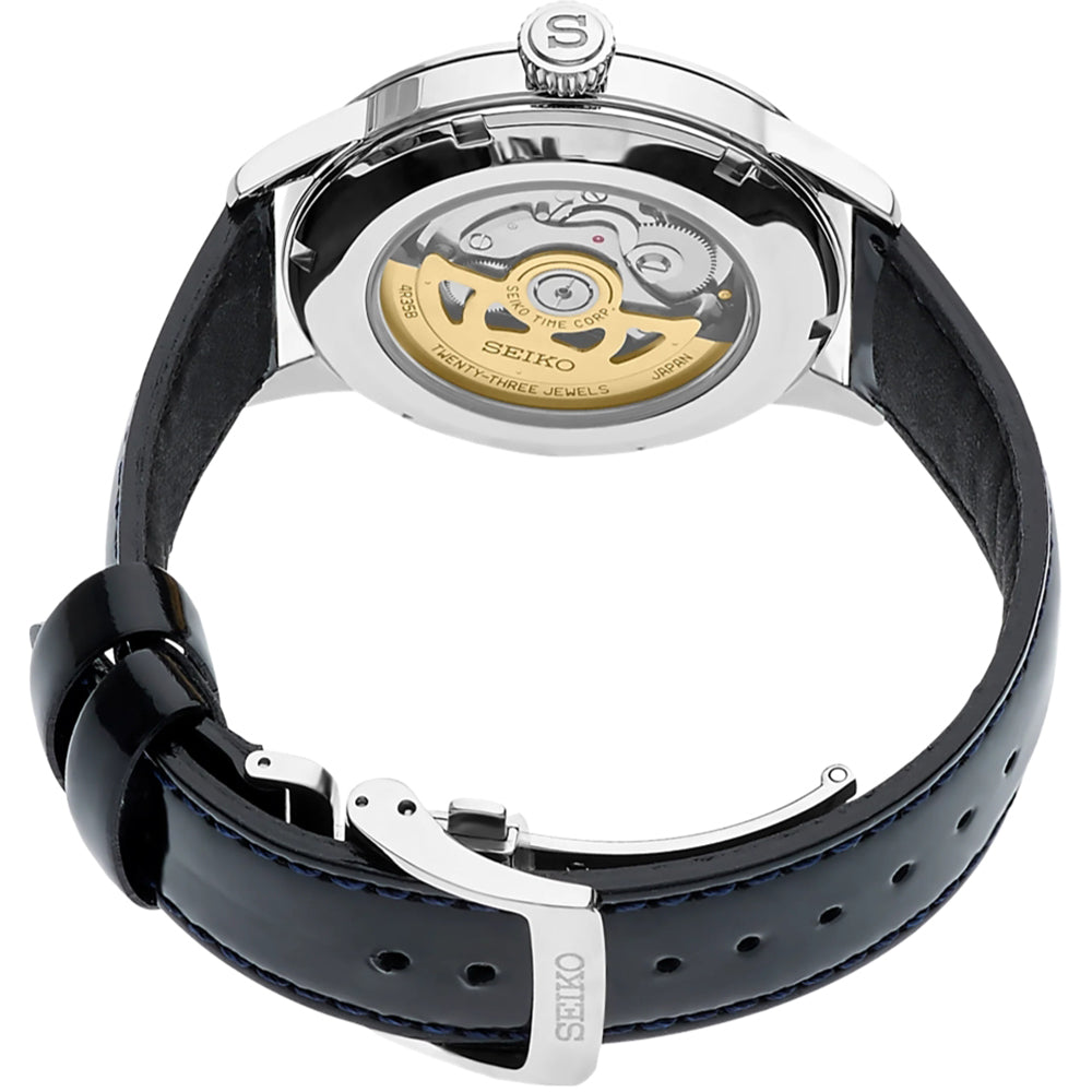 SRPB43 Presage Cocktail Time 40.5mm - Blue on Leather Strap