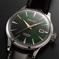 SRPD37 Presage Cocktail Time 40.5mm - Green on Leather Strap