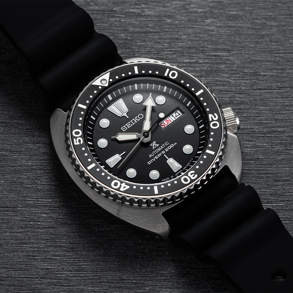SRPE93 Prospex Automatic Diver 45mm - Black on Rubber Strap