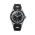 Sub-37 Legend 37mm - Black on Rubber Strap