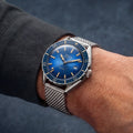 SUB 200 II Caribbean 44mm - Blue on Mesh Bracelet