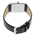SWR049 Essentials 38.5mm - White on Leather Strap