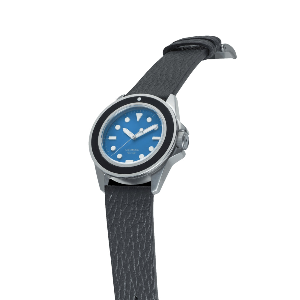 UT1-AS Limited Edition 41.5mm - Blue on Leather Strap