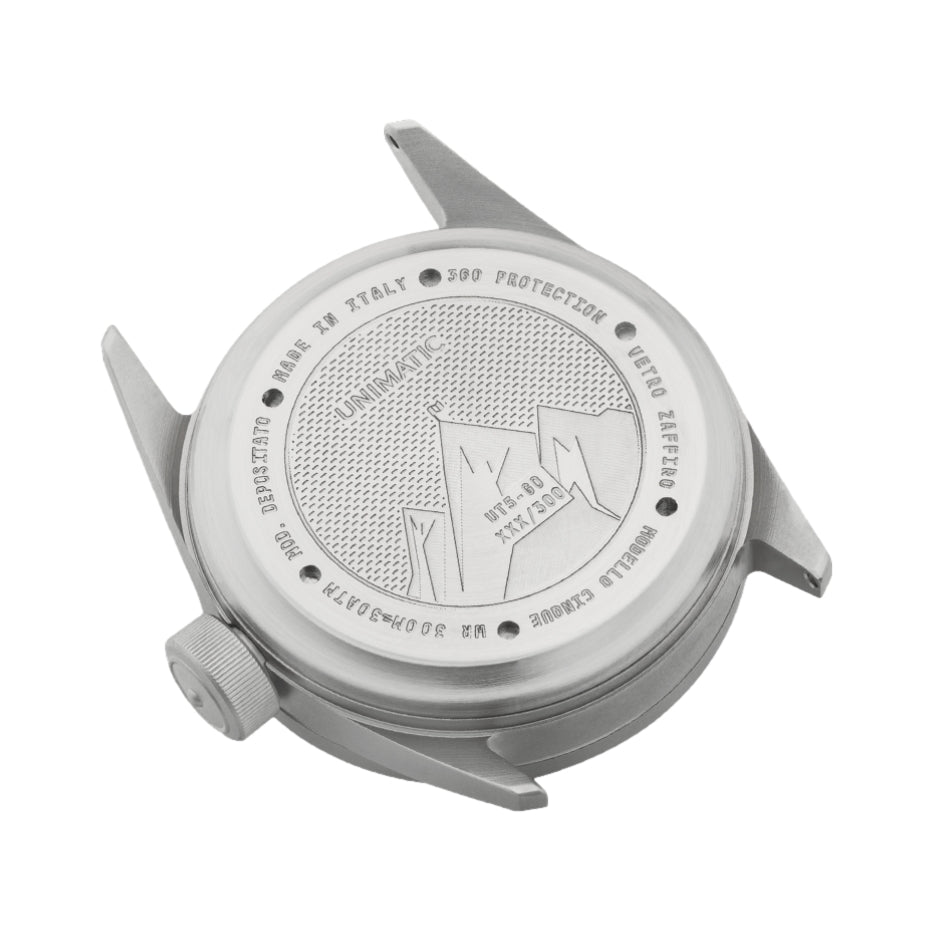 UT5-GO Limited Edition 36mm - White on Leather Strap