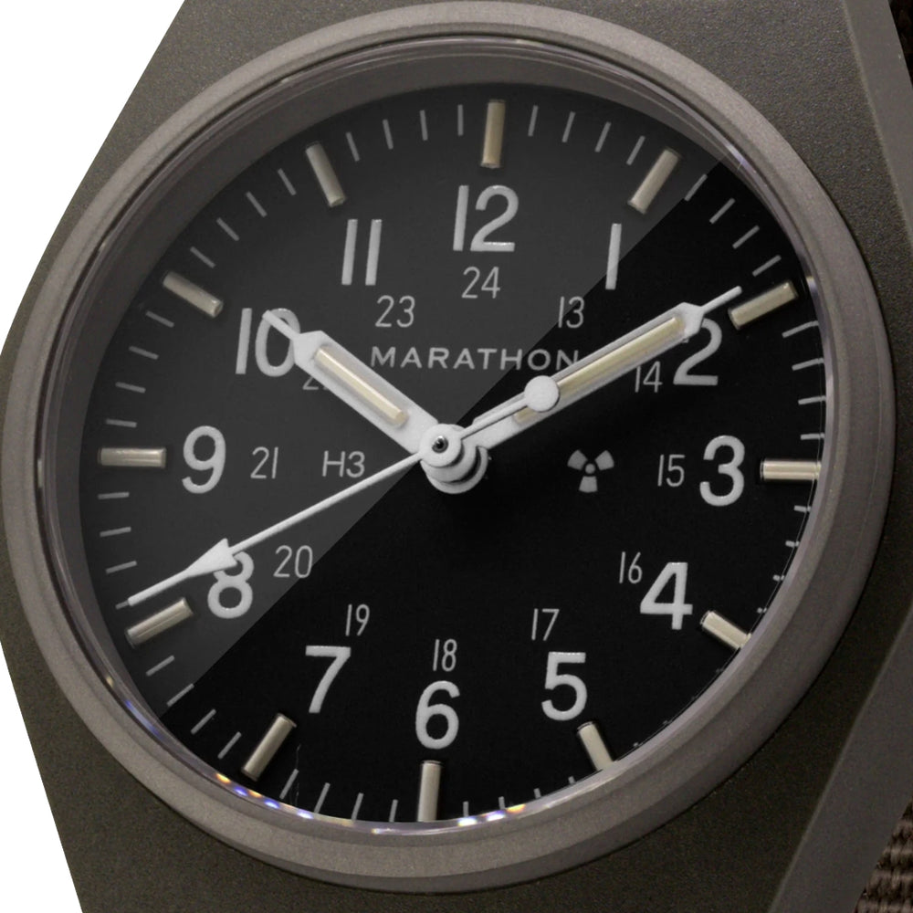 GPM Type II Field 34mm - Black on Nylon Strap