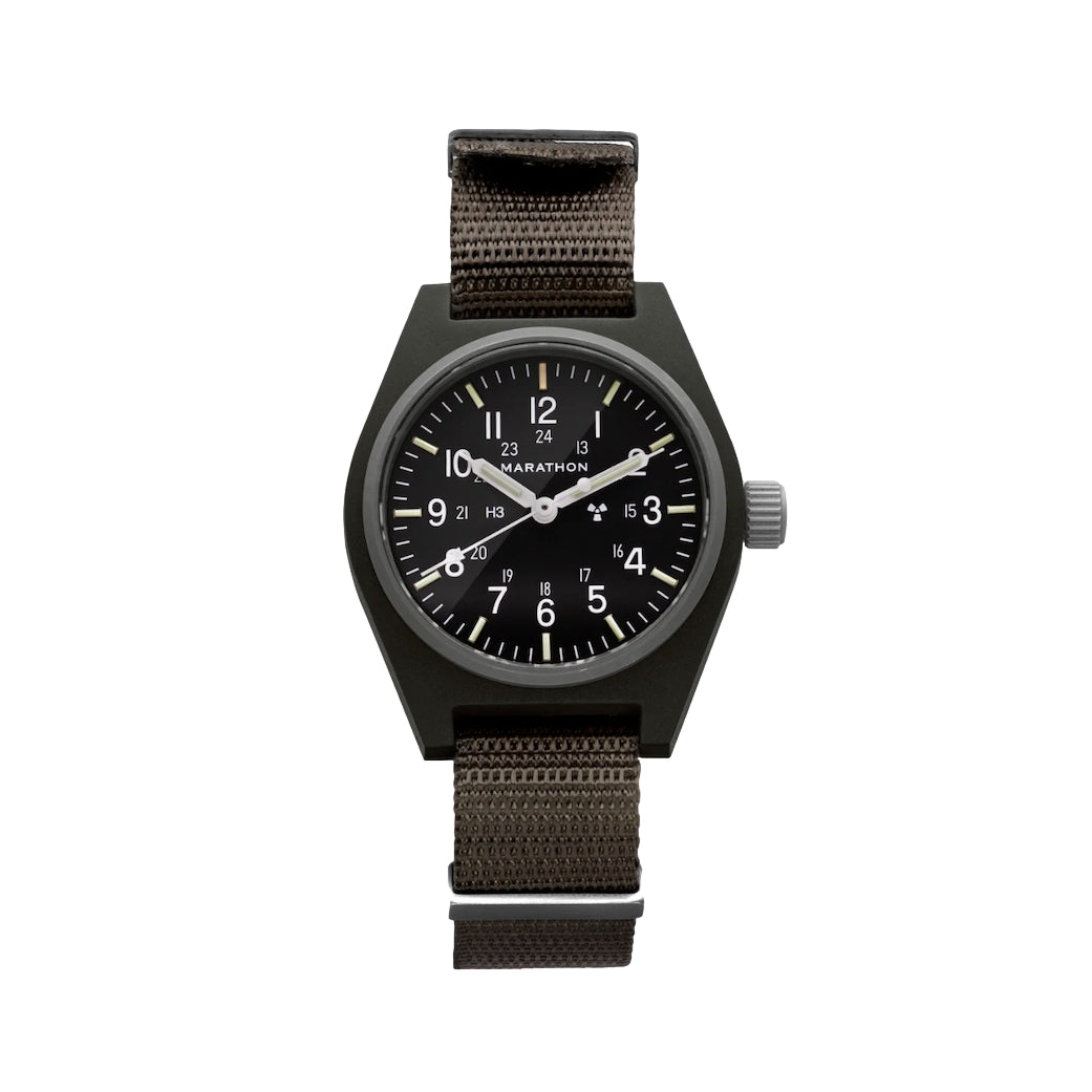 GPM Type II Field 34mm - Black on Nylon Strap