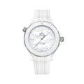 Seamaster Diver 300M Paralympic Milano Cortina 2026 43.5mm - White on Rubber Strap