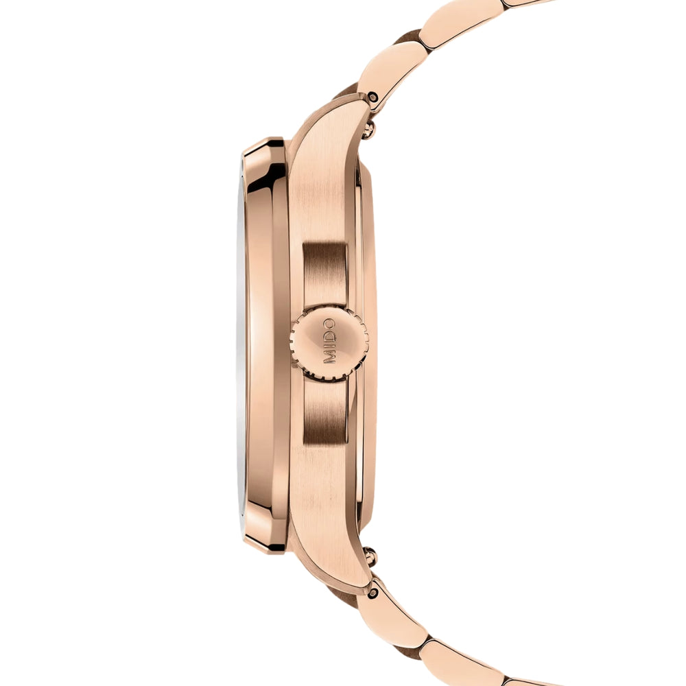 Multifort 8 TV Big Date Rose Gold PVD 40mm - Blue on Bracelet