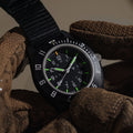 Standard-Issue Tritium Pilot's Quartz Type II NAV 41mm - Black on Fabric Strap