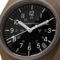 GPQ-D Standard-Issue Tritium Field Quartz Type II Desert Tan 34mm - Black on Fabric Strap