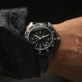 SSNAV-D Standard-Issue Tritium Pilot's Quartz Type II 41mm - Black on Rubber Strap