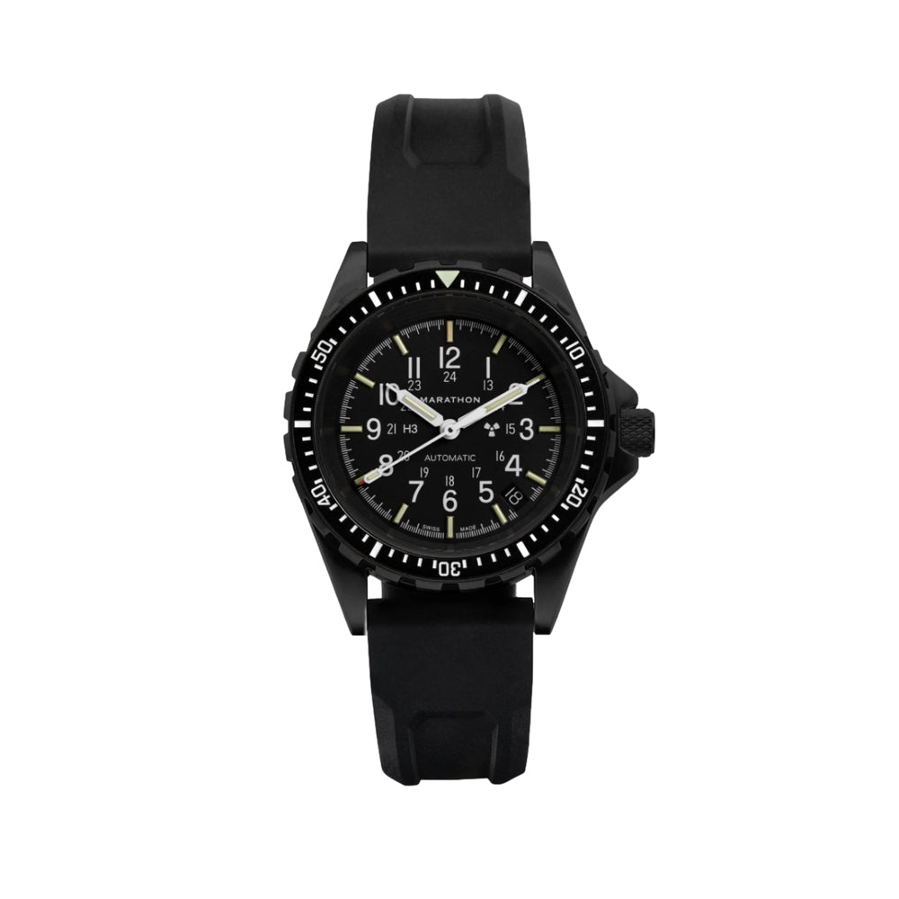 MSAR® Standard-Issue Diver's Automatic Type II 36mm - Anthracite on Rubber Strap