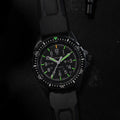 MSAR® Standard-Issue Diver's Automatic Type II 36mm - Anthracite on Rubber Strap