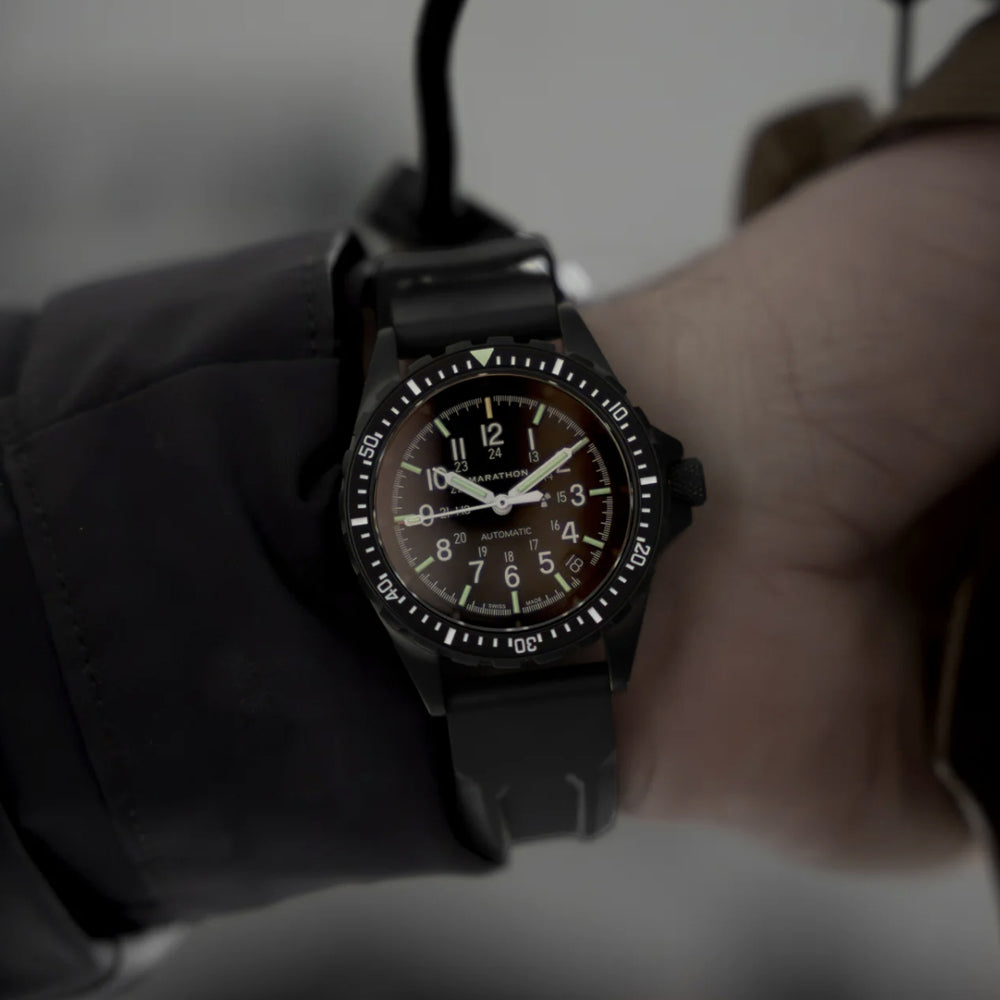 MSAR® Standard-Issue Diver's Automatic Type II 36mm - Anthracite on Rubber Strap