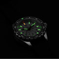 MSAR® Arctic Edition Tritium Diver's Quartz Type II 36mm - White on Rubber Strap