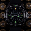 MSAR® Standard-Issue Diver's Quartz Type II 36mm - Black on Rubber Strap