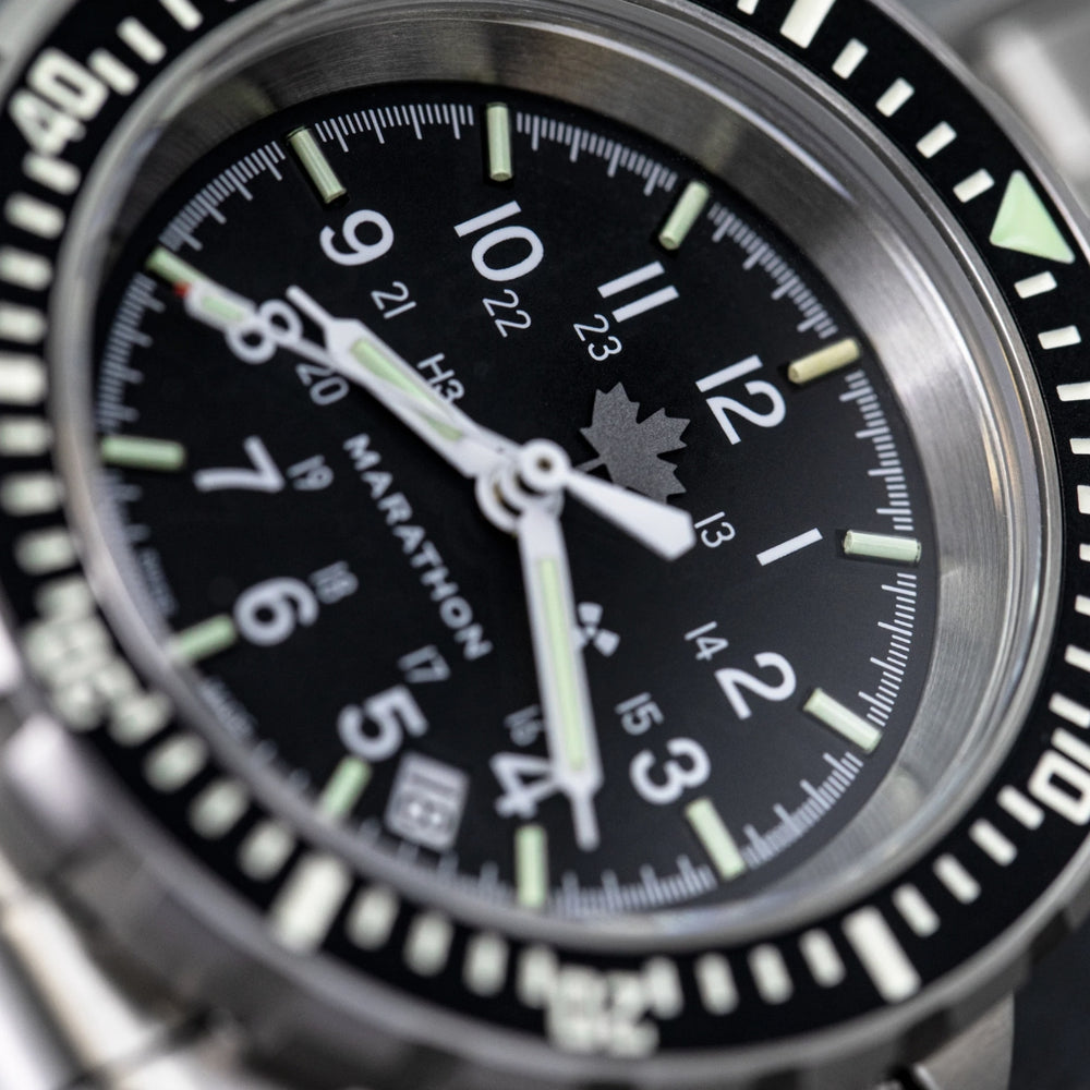 GSAR® Grey Maple Diver's Automatic Type II 41mm - Black on Bracelet