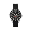 JDD® Standard-Issue Diver's Automatic Type II 46mm - Black on Rubber Strap