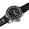 JDD® Standard-Issue Diver's Automatic Type II 46mm - Black on Rubber Strap