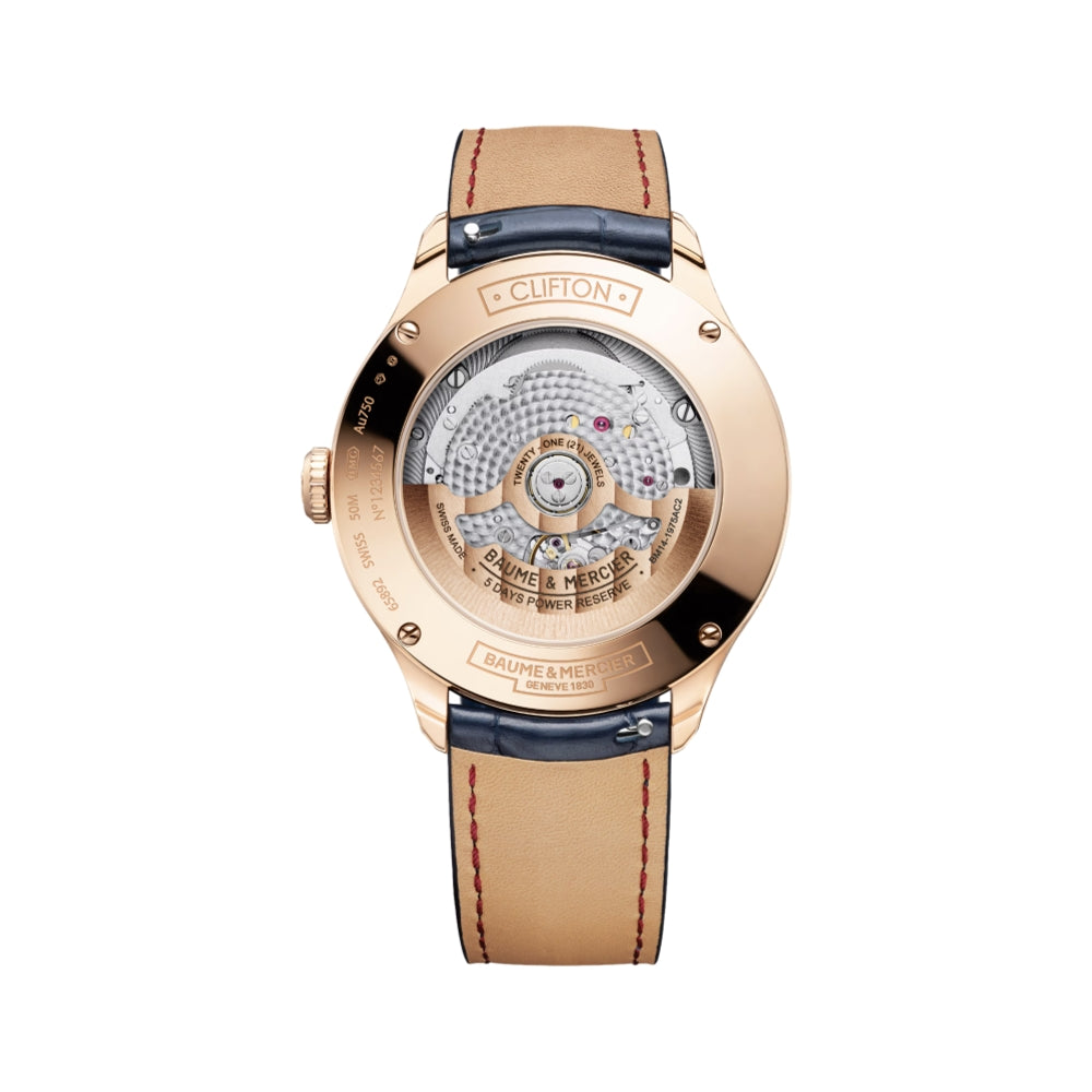 Clifton 10547 Automatic 42mm - Grey on Leather Strap