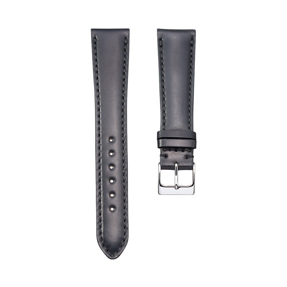 Black Shell Cordovan Leather Strap