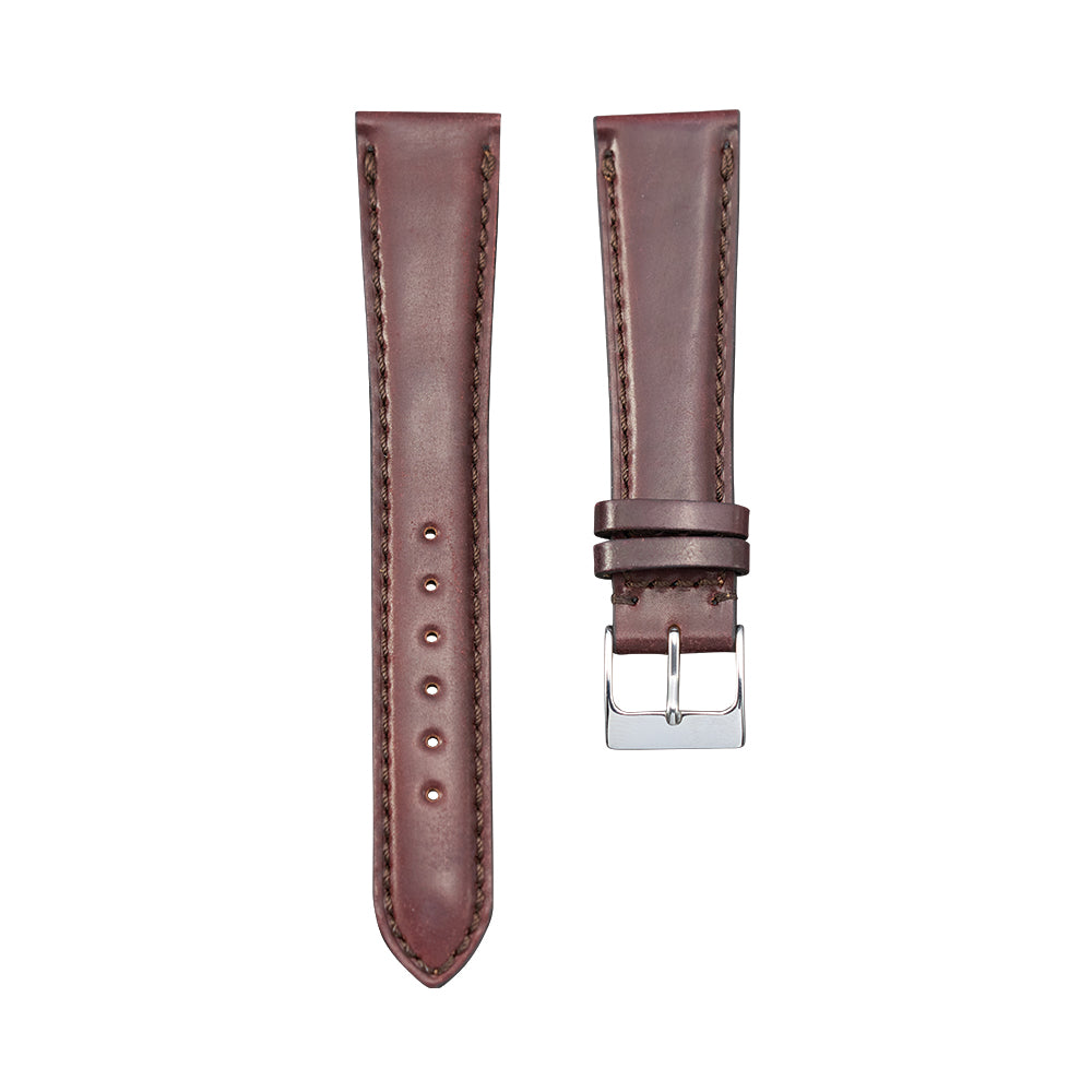 Dark Brown Shell Cordovan Leather Strap