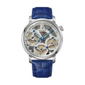 Spaceview Evolution 43.5mm - Silver-Tone on Leather Strap
