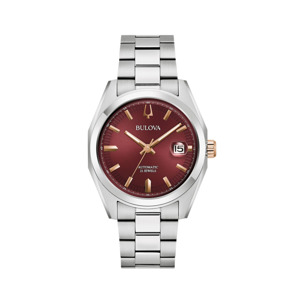 Surveyor 39mm - Burgundy on Bracelet