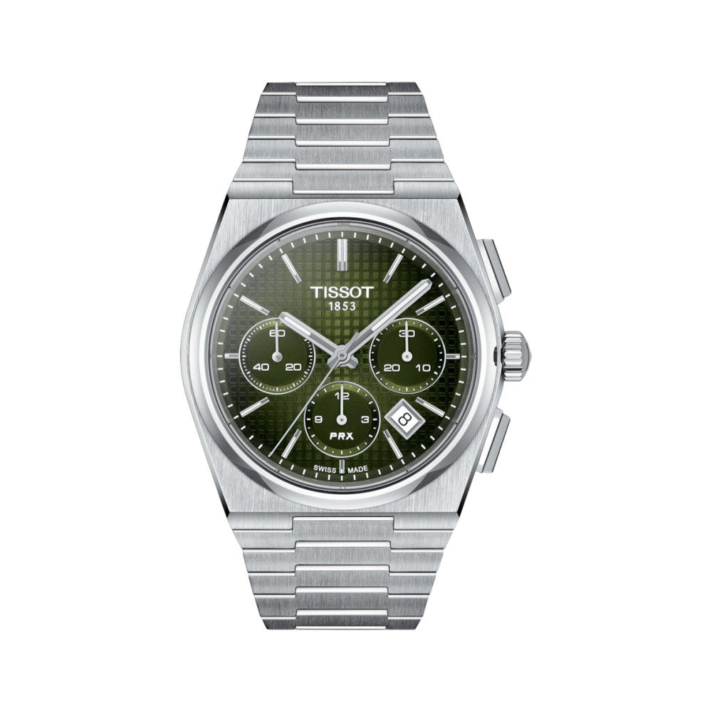 PRX Automatic Chronograph 42mm - Green on Bracelet