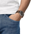 Heritage 1938 COSC Anthracite 39mm - Anthracite on Leather Strap